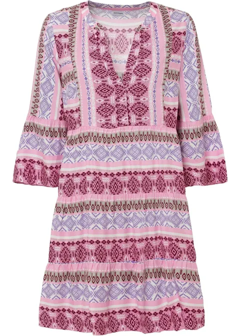Robe-tunique en viscose fluide