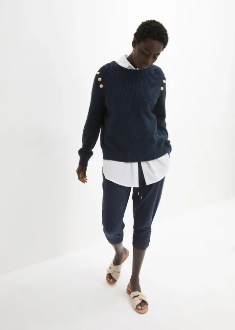 Pantalon en jersey coton