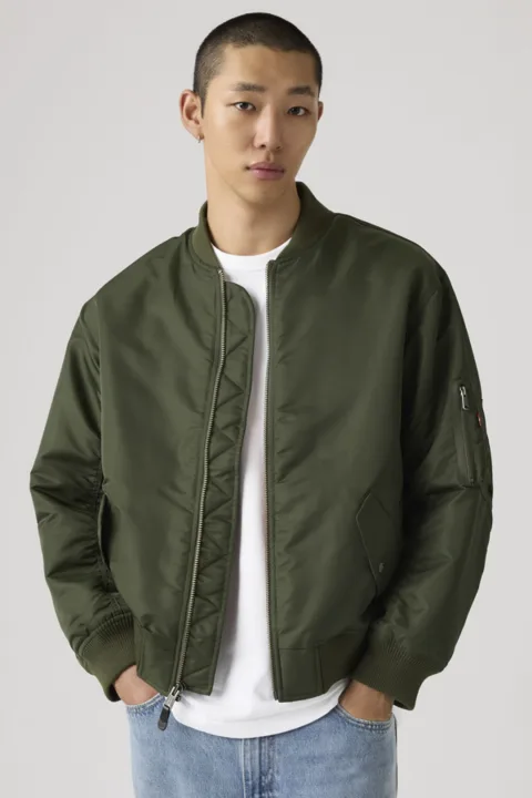 Levi's Blouson D'aviateur - Homme - Vert / Deep Depths - XL