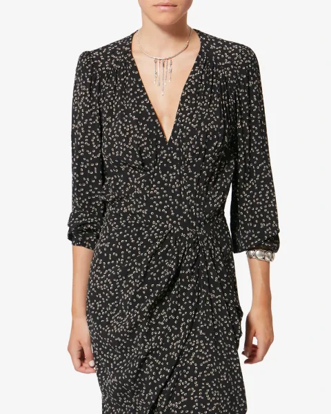 Robe Daylia - Femme - Noir - Taille 40 - Marant Étoile