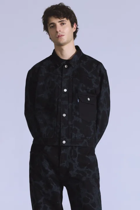 Levi's Veste Trucker Type I - Homme - Bleu / Moj Hitch - M