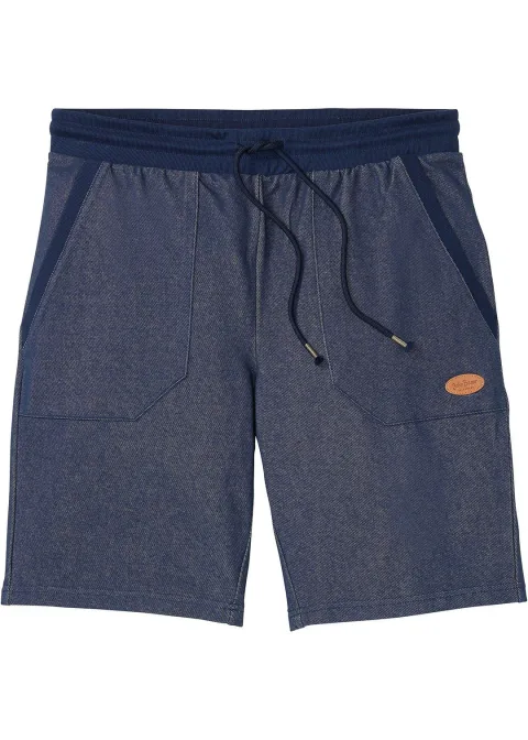 Bermuda sweat, aspect denim