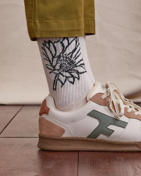 Lot de chaussettes écru et kaki - SPORT SOCKS x3