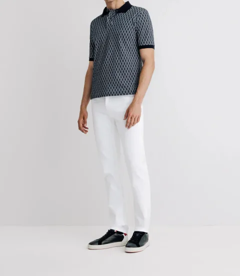 IZAC - Polo boutonné marine