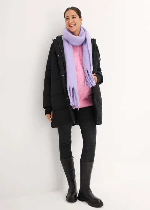 Manteau de grossesse 3-en-1 avec empiècement de portage