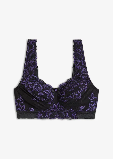 Soutien-gorge grand maintien sans armatures, bretelles rembourrées