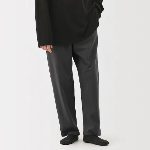 Pantalon à cordon en coton lisse unisexe
