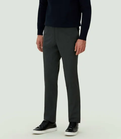IZAC - Pantalon ville slack gris ''Naos''