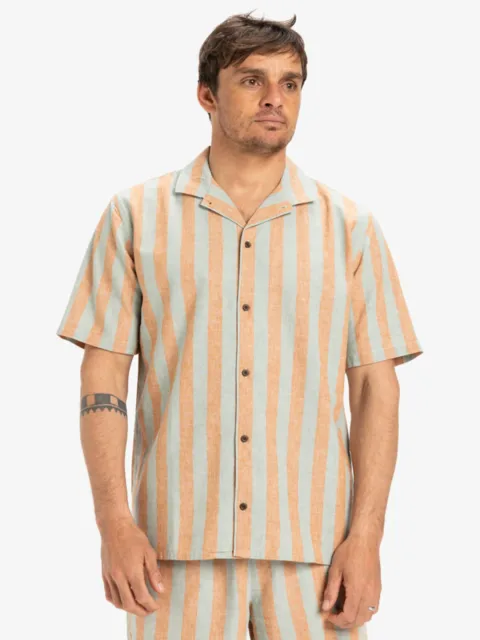 Sunset Song - Chemise à manches courtes pour Homme Marron