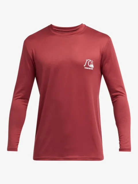 DNA Surf - T-shirt de surf à manches longues UPF 50 pour Homme Rouge