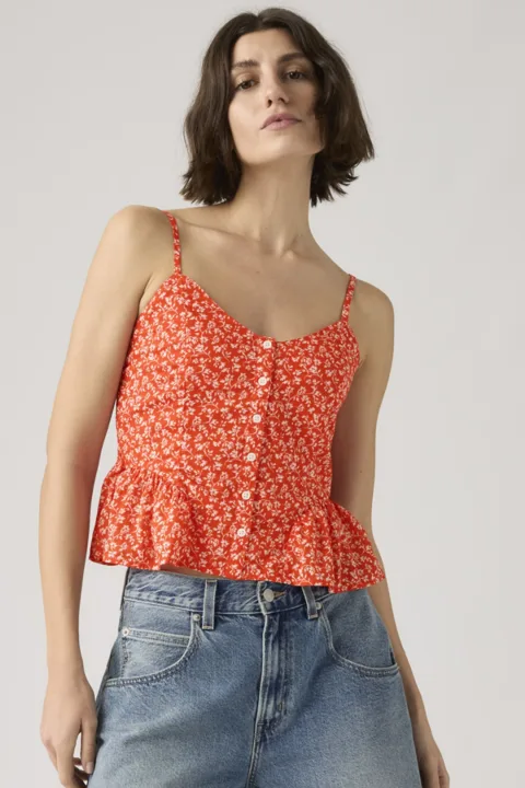 Levi's Blouse Sans Manche Monet - Femme - Bleu / Soft Current - XS