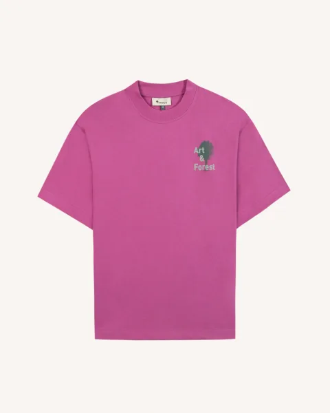 T-shirt imprimé forest fushia - YELLOWSTONE