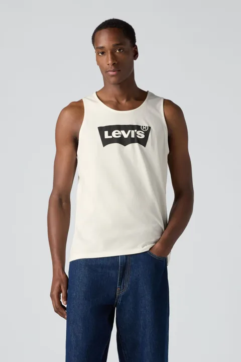 Levi's Relaxed Graphic Tank Top - Homme - Blanc / Hm Ssnl Tech Bright White - XL