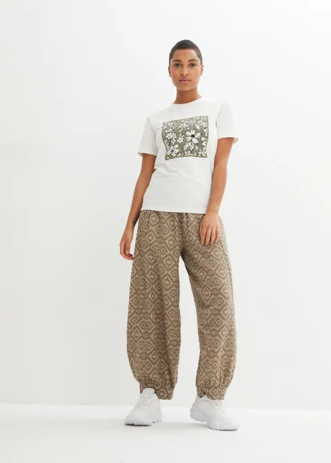 Pantalon sarouel 100% coton
