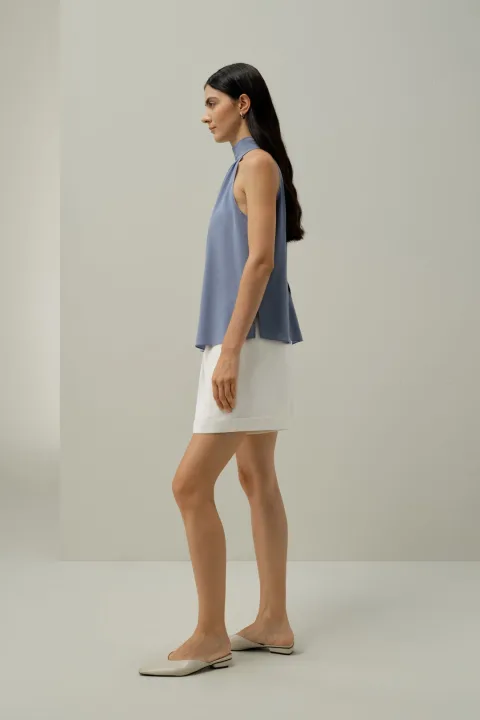 LILYSILK Shorts Soie Lilysilk X Lydia Millen Short Monaco Pure Soie Soie Infroissable Blanc Naturel 46