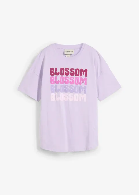 T-shirt boxy oversize en coton