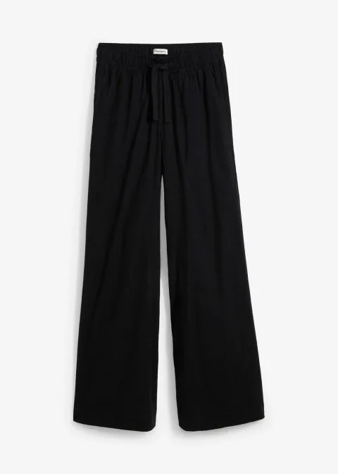 Pantalon palazzo 100% coton