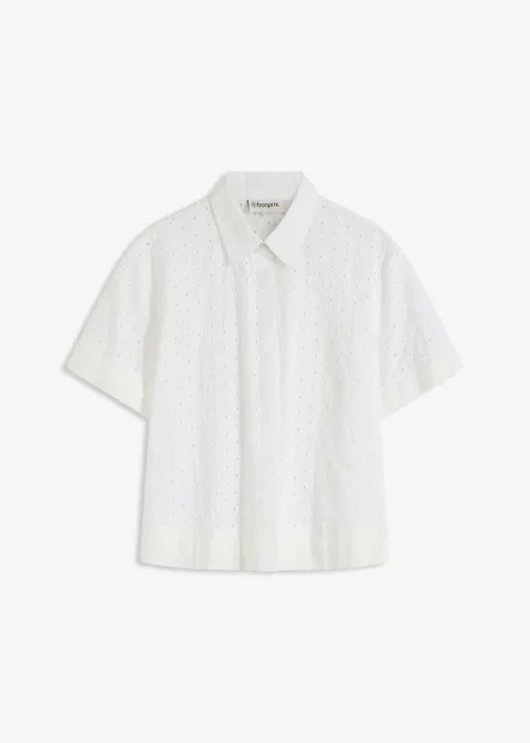 Chemisier à broderies anglaises