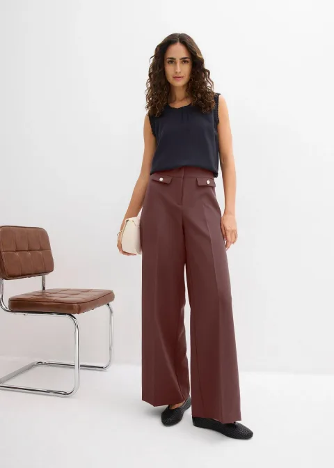 Pantalon large à pinces