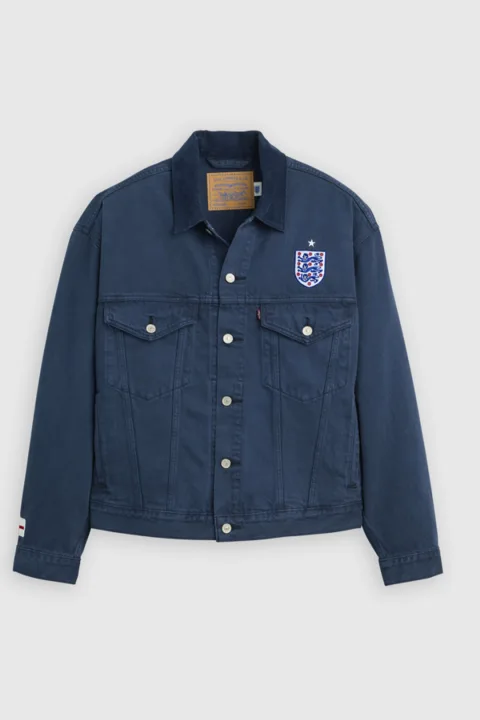 Veste Trucker Type III Levi's England Football - Homme - Bleu / England - 2XL