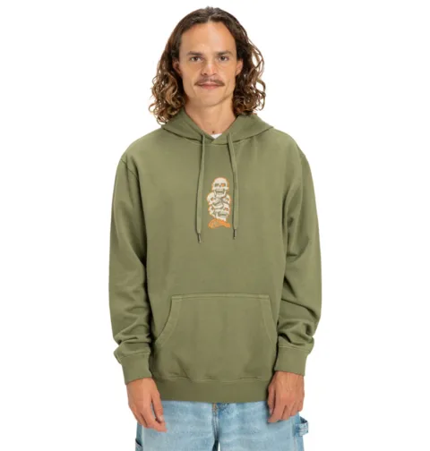 Laugh Stack - Sweat à capuche Vert Homme