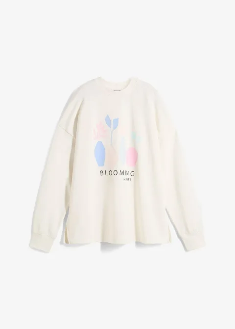 Sweat oversize en coton mélangé