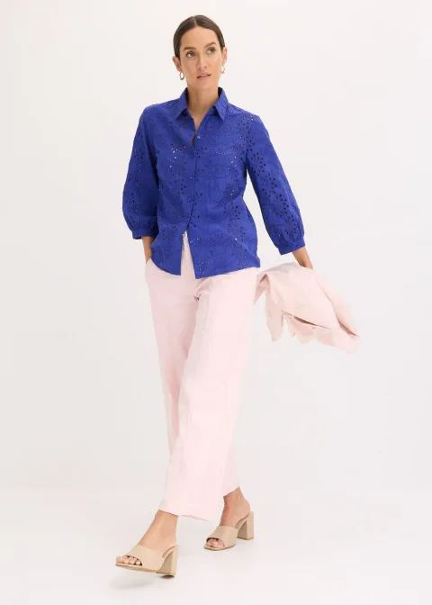 Chemisier en broderie anglaise