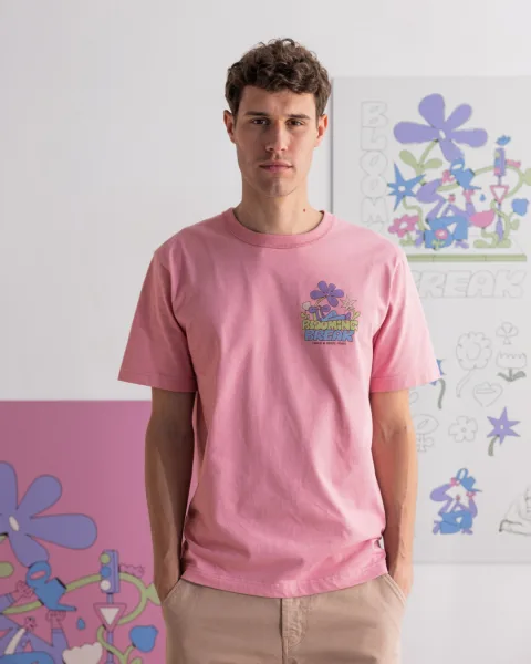 T-shirt imprimé blooming rose - LUGNY