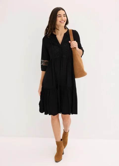 Robe-tunique en viscose douce