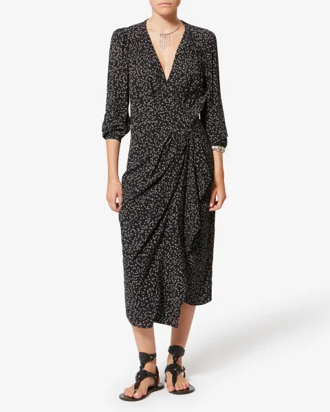 Robe Daylia - Femme - Noir - Taille 40 - Marant Étoile