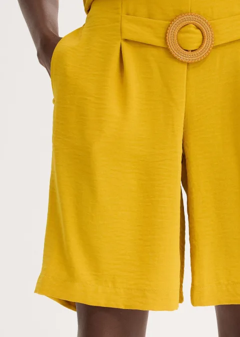 Short à taille élastiquée