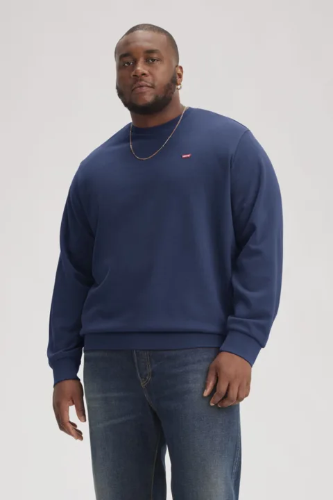 Levi's Sweat Shirt Original Housemark (Grandes Tailles) - Homme - Bleu / Blue - 5XL