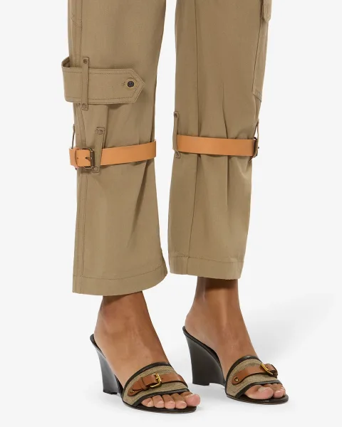 Pantalon Brinda - Femme - Kaki - Taille 42