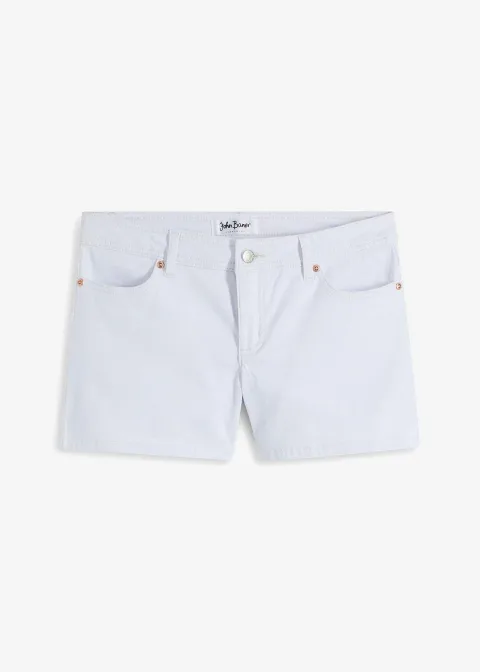 Short en jean, taille mi-haute