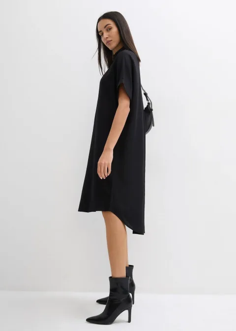 Robe-chemise fluide en viscose fine