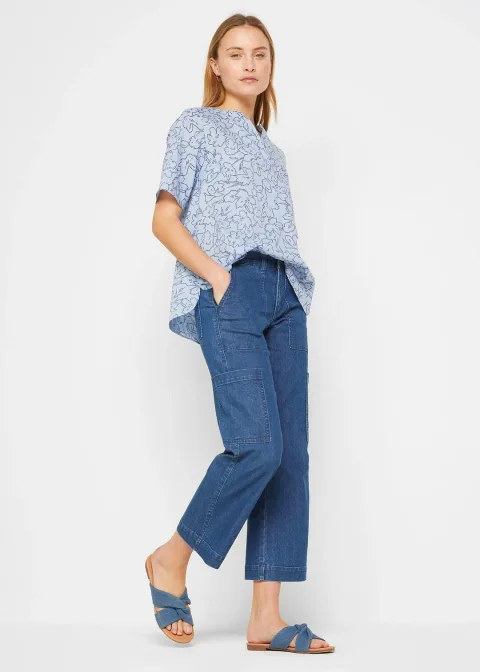 Blouse longue 100% coton