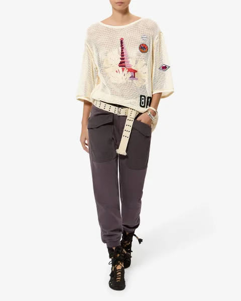 Tee Shirt Nisrine - Femme - Écru - Taille L