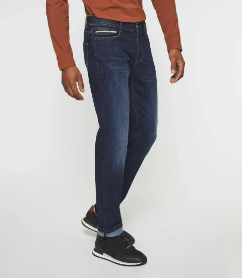 IZAC - Jean straight bleu foncé EGERIE