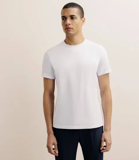 IZAC - T-shirt col rond blanc