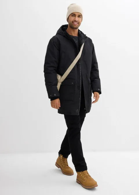 Parka d’hiver imperméable avec duvet véritable
