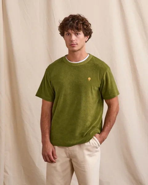 T-shirt velours brique - LUGNY