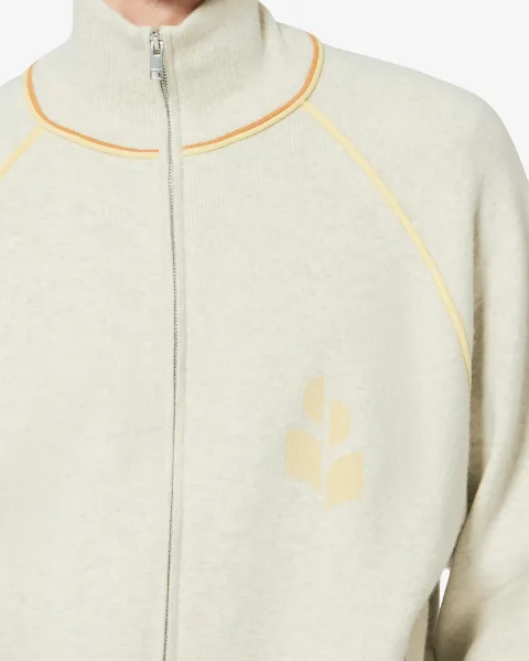 Cardigan Sergio - Homme - Gris Clair-jaune Clair - Taille XL