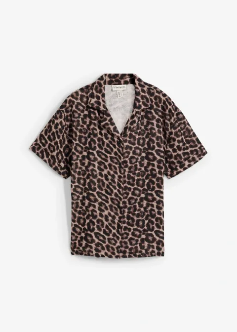 Chemisier oversize en gaze de coton