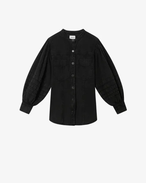 Chemise Mileda - Femme - Noir Délavé - Taille 42 - Marant Étoile