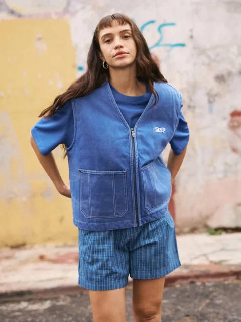 Belview - Veste sans manche pour Femme Bleu