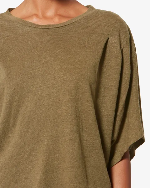 Tee Shirt Kyanza - Femme - Foncé Kaki - Taille XL - Marant Étoile