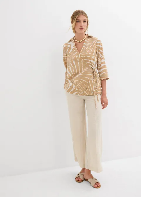 Blouse kimono aspect lin