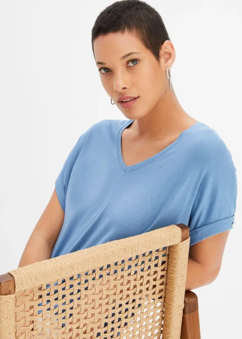 T-shirt en viscose fluide
