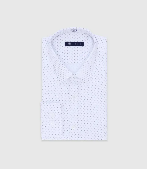 IZAC - Chemise avec motifs blanche