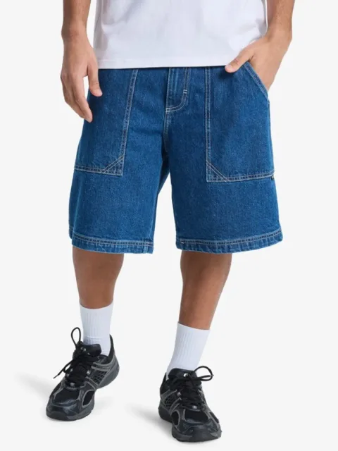 Mercury - Short en denim pour Homme Bleu